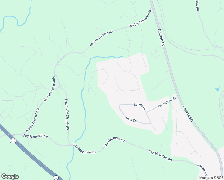 map of restaurants, bars, coffee shops, grocery stores, and more near 38 Stoney Lane in Jasper