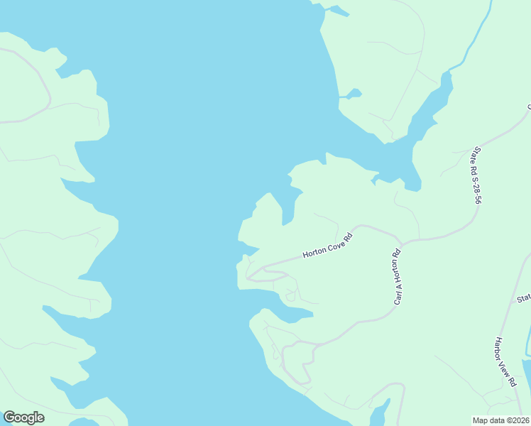 map of restaurants, bars, coffee shops, grocery stores, and more near 2207C Horton Cove Road in Camden
