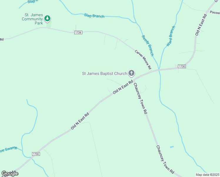 map of restaurants, bars, coffee shops, grocery stores, and more near 3119 Old North East Road in Lake Waccamaw