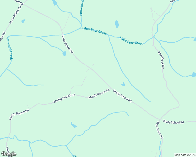 map of restaurants, bars, coffee shops, grocery stores, and more near 2667 Grady School Road in Canon