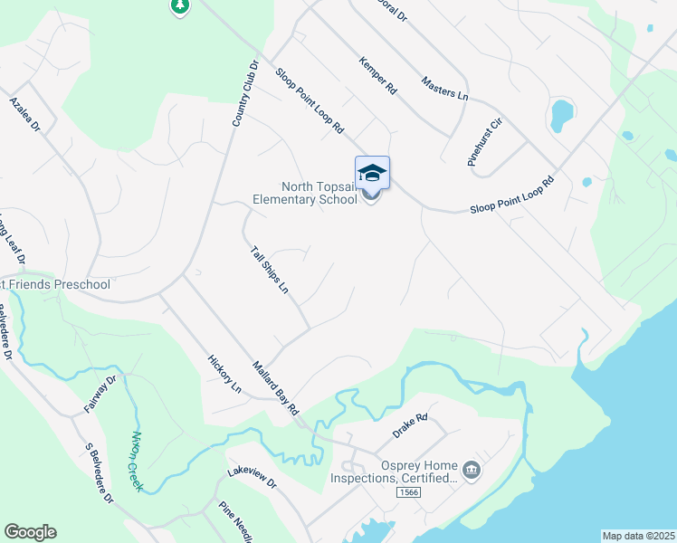 map of restaurants, bars, coffee shops, grocery stores, and more near 410 Compass Point in Hampstead