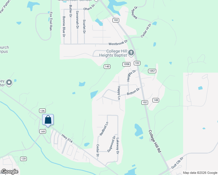 map of restaurants, bars, coffee shops, grocery stores, and more near 912 Crawford Circle in Oxford