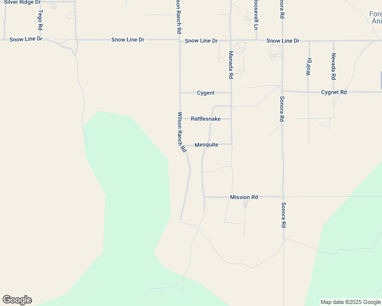 map of restaurants, bars, coffee shops, grocery stores, and more near Mesquite Road in Phelan