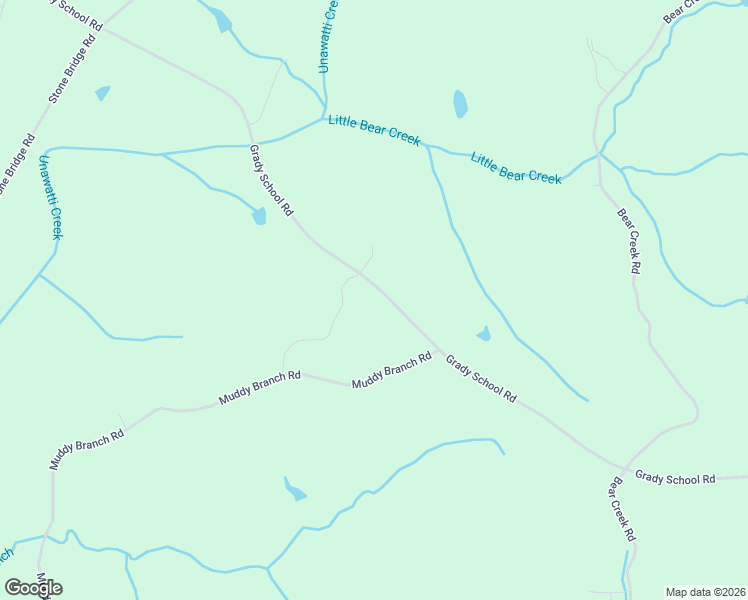 map of restaurants, bars, coffee shops, grocery stores, and more near 2667 Grady School Road in Canon