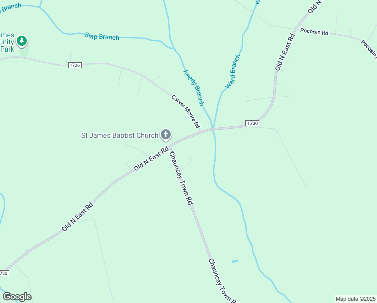 map of restaurants, bars, coffee shops, grocery stores, and more near 9076 Chauncey Town Road in Lake Waccamaw