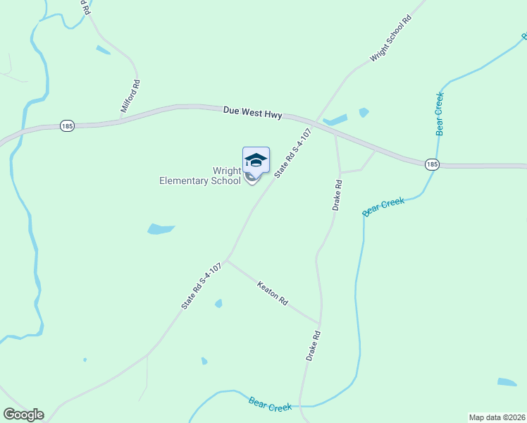 map of restaurants, bars, coffee shops, grocery stores, and more near 1139 107 in Anderson