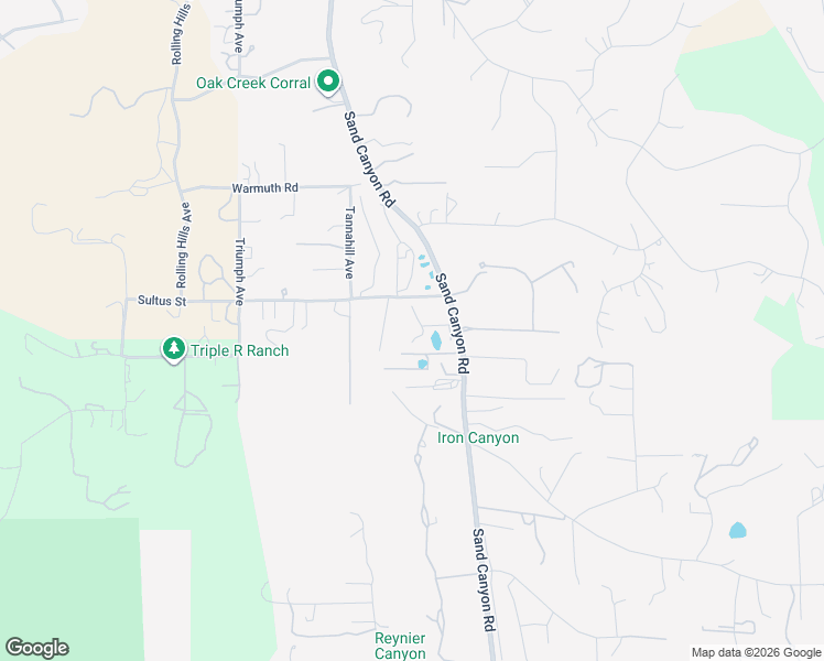 map of restaurants, bars, coffee shops, grocery stores, and more near 26933 Sand Canyon Road in Santa Clarita