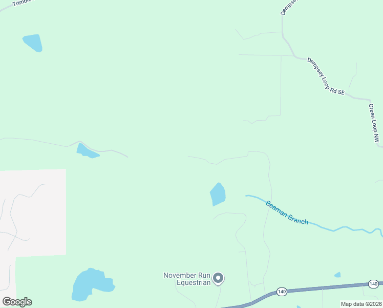 map of restaurants, bars, coffee shops, grocery stores, and more near 186 Siniard Road Northwest in Adairsville