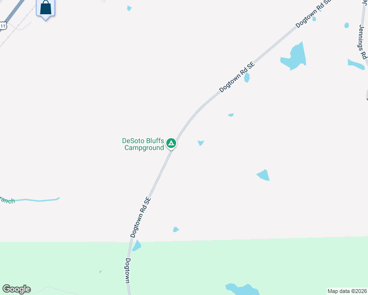 map of restaurants, bars, coffee shops, grocery stores, and more near 2205 Dogtown Road Southeast in Fort Payne