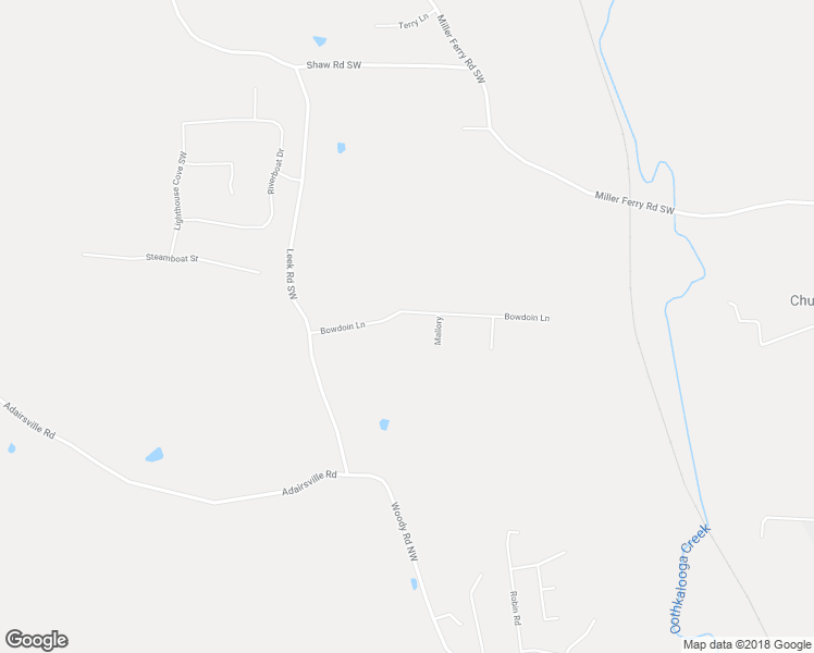 map of restaurants, bars, coffee shops, grocery stores, and more near 217 Bowdoin Lane in Adairsville