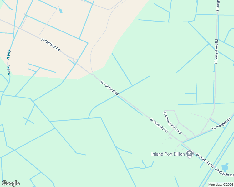 map of restaurants, bars, coffee shops, grocery stores, and more near 507 West Fairfield Road in Dillon