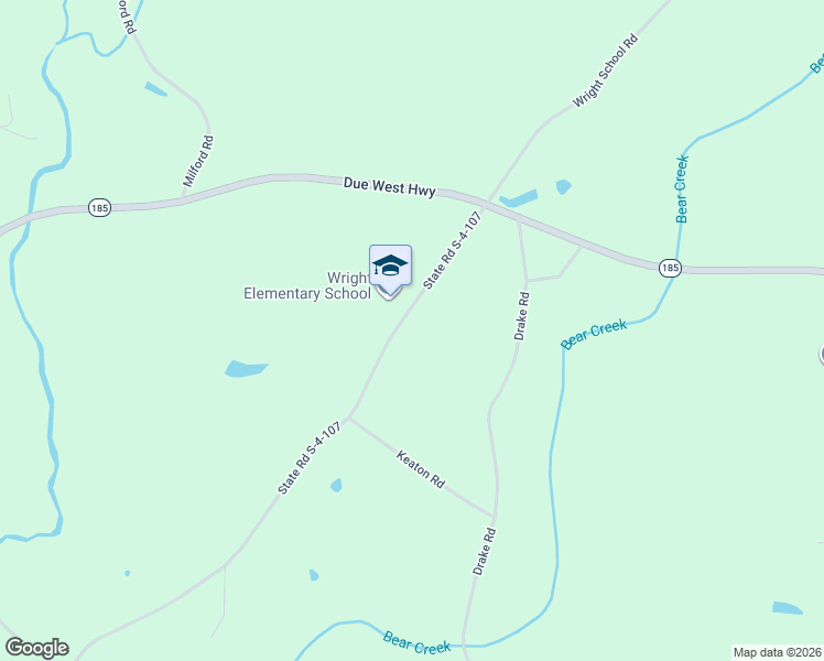 map of restaurants, bars, coffee shops, grocery stores, and more near 1139 107 in Anderson