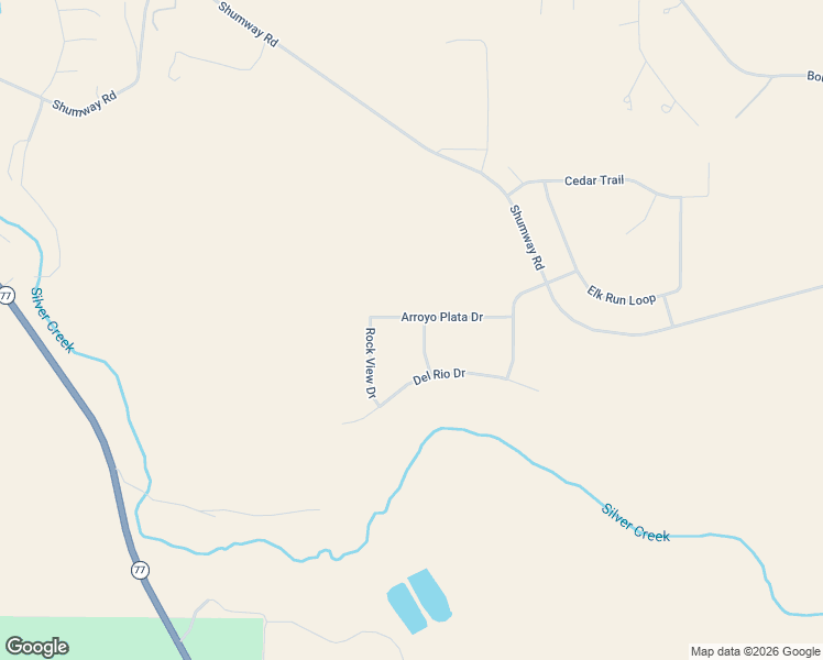 map of restaurants, bars, coffee shops, grocery stores, and more near 7672 Arroyo Plata Drive in Show Low