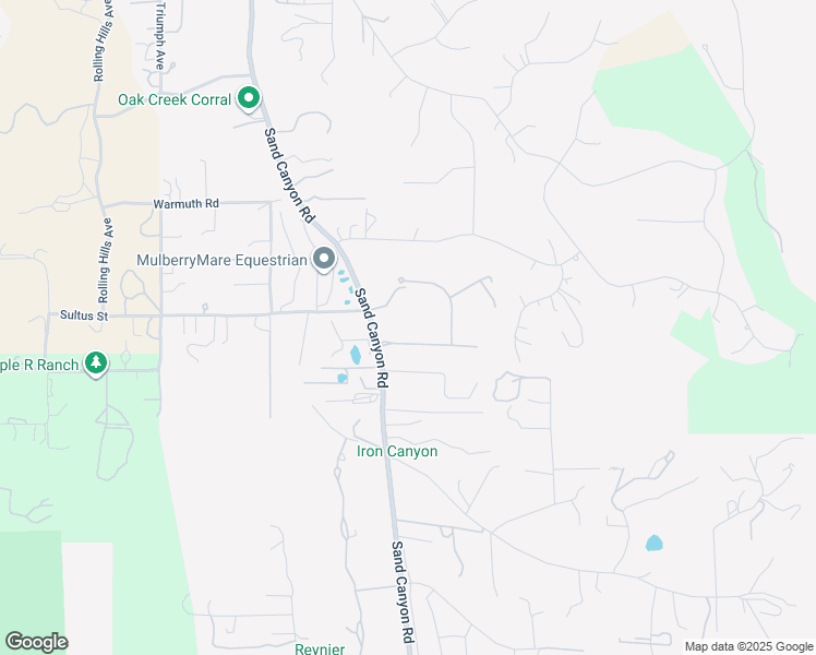 map of restaurants, bars, coffee shops, grocery stores, and more near 15929 Mandalay Road in Santa Clarita