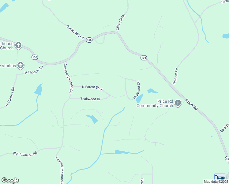 map of restaurants, bars, coffee shops, grocery stores, and more near 5331 North Forest Boulevard in Gainesville