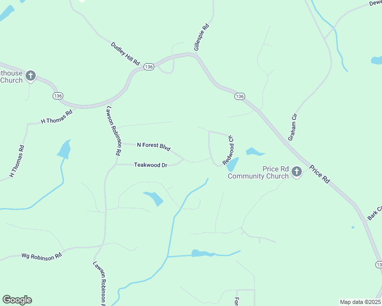 map of restaurants, bars, coffee shops, grocery stores, and more near 5281 North Forest Boulevard in Gainesville