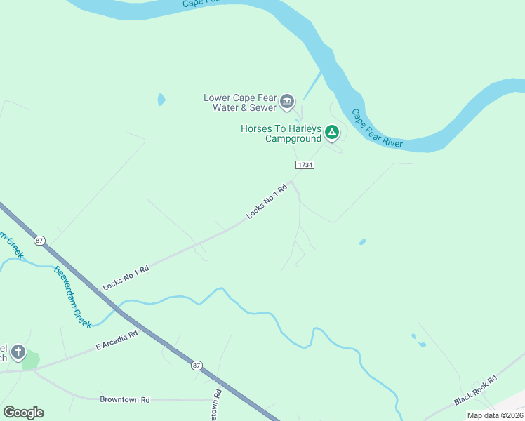 map of restaurants, bars, coffee shops, grocery stores, and more near 632 Locks No 1 Road in Riegelwood