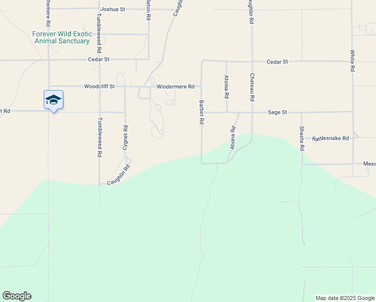 map of restaurants, bars, coffee shops, grocery stores, and more near Barbet Road in Phelan