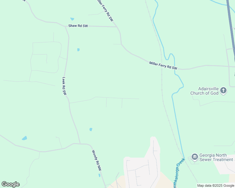 map of restaurants, bars, coffee shops, grocery stores, and more near 298 Bowdoin Lane in Adairsville