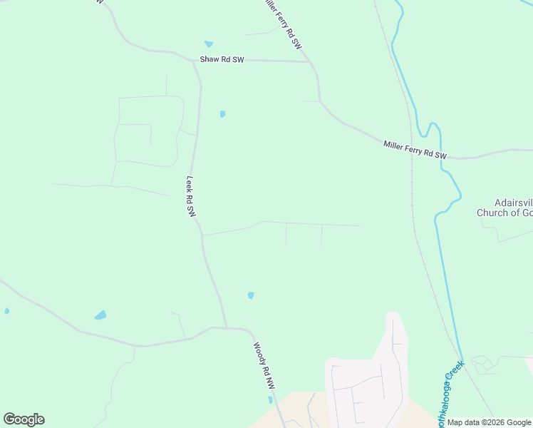 map of restaurants, bars, coffee shops, grocery stores, and more near 217 Bowdoin Lane in Adairsville