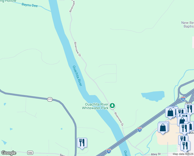 map of restaurants, bars, coffee shops, grocery stores, and more near 901 Riverview Drive in Malvern