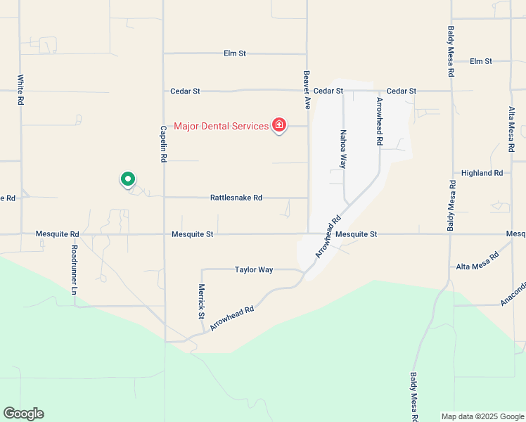 map of restaurants, bars, coffee shops, grocery stores, and more near Rattlesnake in Phelan