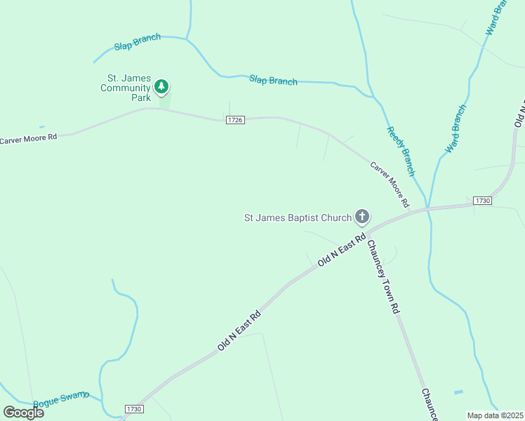 map of restaurants, bars, coffee shops, grocery stores, and more near 559 Carver Moore Road in Lake Waccamaw