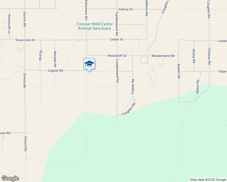 map of restaurants, bars, coffee shops, grocery stores, and more near 8228 Tumbleweed Road in Phelan