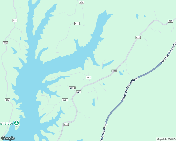 map of restaurants, bars, coffee shops, grocery stores, and more near County Road 963 in Lee County