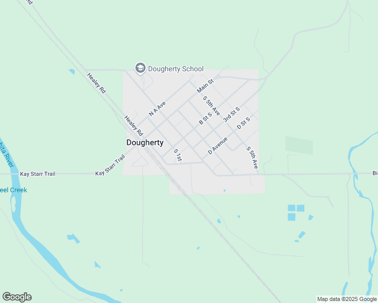 map of restaurants, bars, coffee shops, grocery stores, and more near in Dougherty
