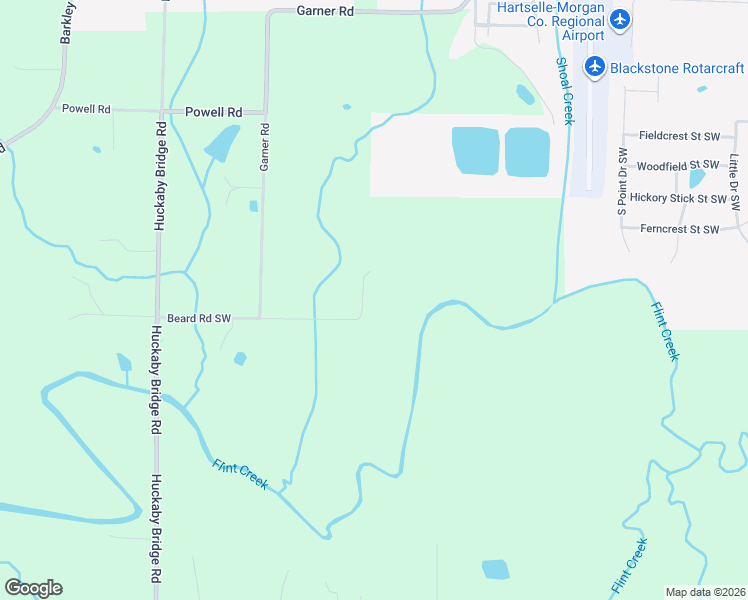 map of restaurants, bars, coffee shops, grocery stores, and more near 353 Beard Road Southwest in Hartselle
