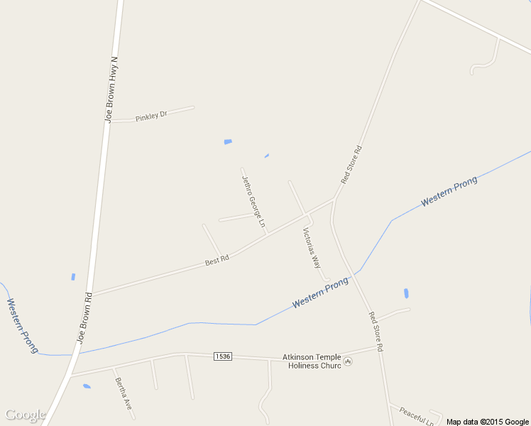 map of restaurants, bars, coffee shops, grocery stores, and more near 74 Jethro George Lane in Whiteville