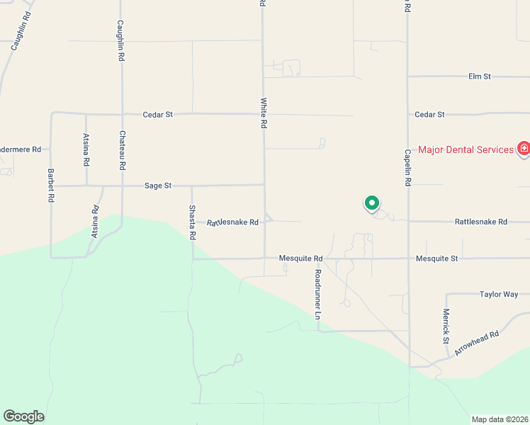map of restaurants, bars, coffee shops, grocery stores, and more near Powerline Road in Phelan