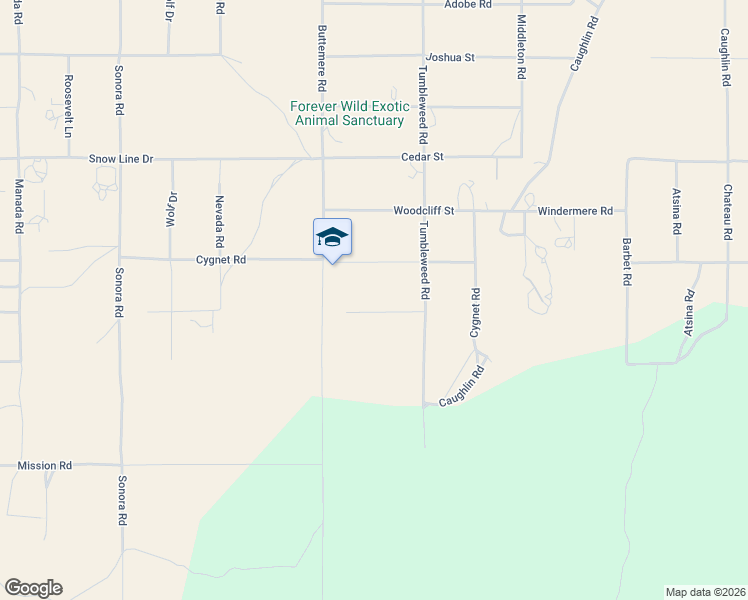 map of restaurants, bars, coffee shops, grocery stores, and more near 8228 Tumbleweed Rd in Phelan