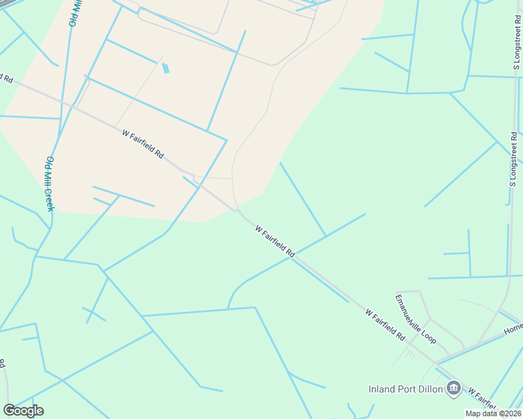 map of restaurants, bars, coffee shops, grocery stores, and more near 376-572 West Fairfield Road in Dillon