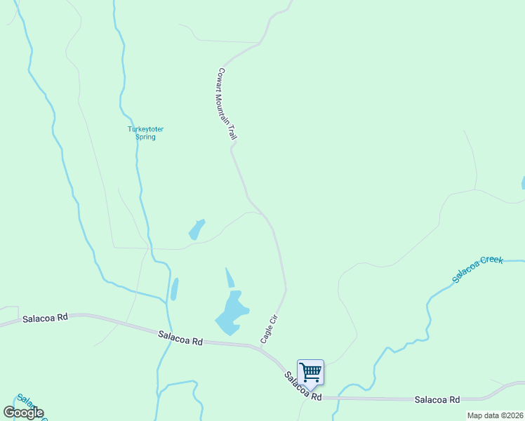 map of restaurants, bars, coffee shops, grocery stores, and more near 130 Cowart Mountain Trail in Waleska