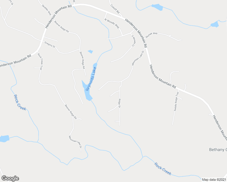 map of restaurants, bars, coffee shops, grocery stores, and more near 108 Casual Ridge Run in Jasper