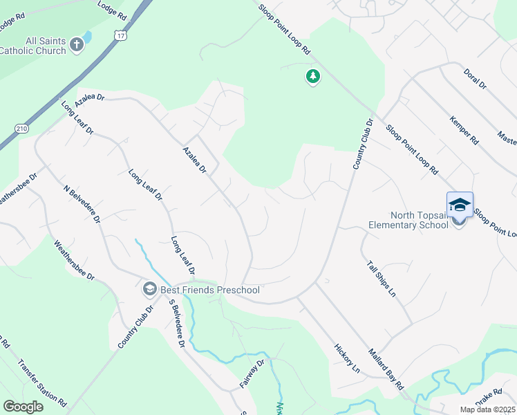 map of restaurants, bars, coffee shops, grocery stores, and more near 133 Holly Tree Lane in Hampstead