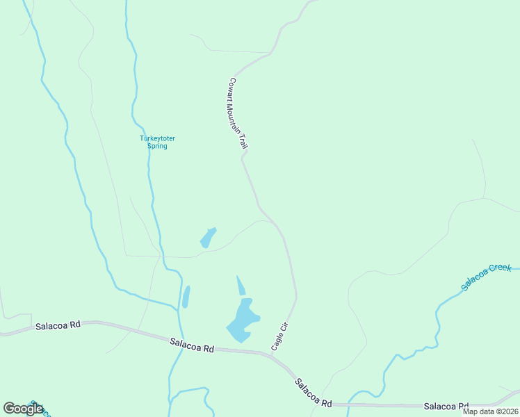 map of restaurants, bars, coffee shops, grocery stores, and more near 130 Cowart Mountain Trail in Waleska