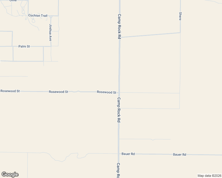 map of restaurants, bars, coffee shops, grocery stores, and more near 8130 Camp Rock Road in Lucerne Valley