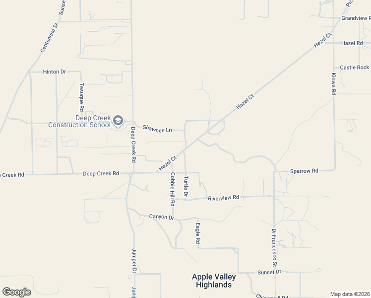 map of restaurants, bars, coffee shops, grocery stores, and more near Arcadia Avenue in San Bernardino County