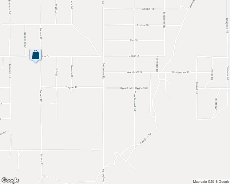 map of restaurants, bars, coffee shops, grocery stores, and more near 7381 Cygnet Road in Phelan