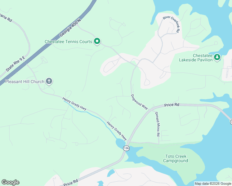 map of restaurants, bars, coffee shops, grocery stores, and more near 39 Fieldstone Lane in Dawsonville