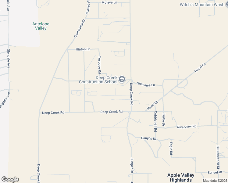 map of restaurants, bars, coffee shops, grocery stores, and more near 19970 Medford Way in Apple Valley