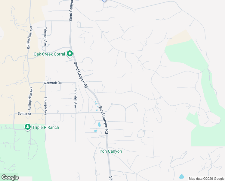 map of restaurants, bars, coffee shops, grocery stores, and more near 15883 Condor Ridge Road in Santa Clarita