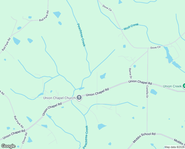 map of restaurants, bars, coffee shops, grocery stores, and more near 195 Charolais Lane in Union Grove