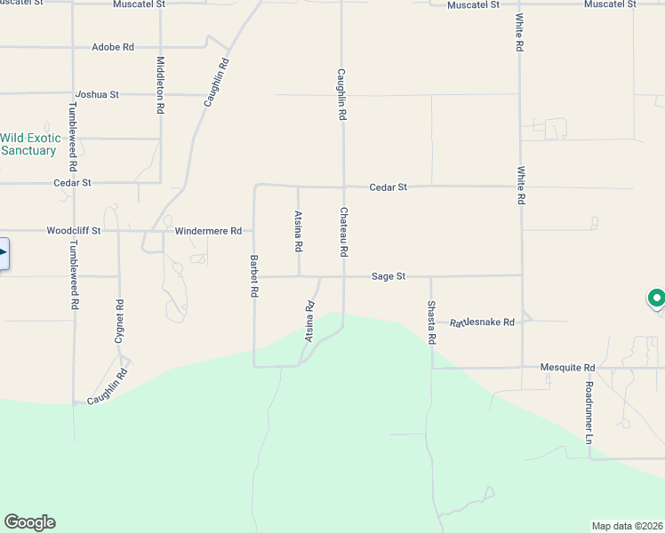 map of restaurants, bars, coffee shops, grocery stores, and more near 8328 Chateau Road in Phelan