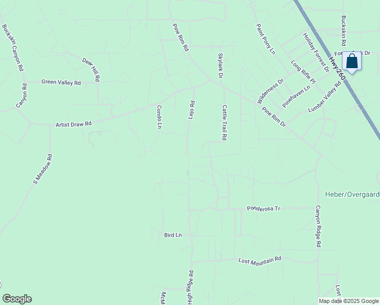 map of restaurants, bars, coffee shops, grocery stores, and more near 2024 Jone's Pass in Navajo County