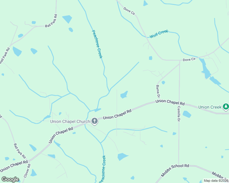 map of restaurants, bars, coffee shops, grocery stores, and more near 195 Charolais Lane in Union Grove