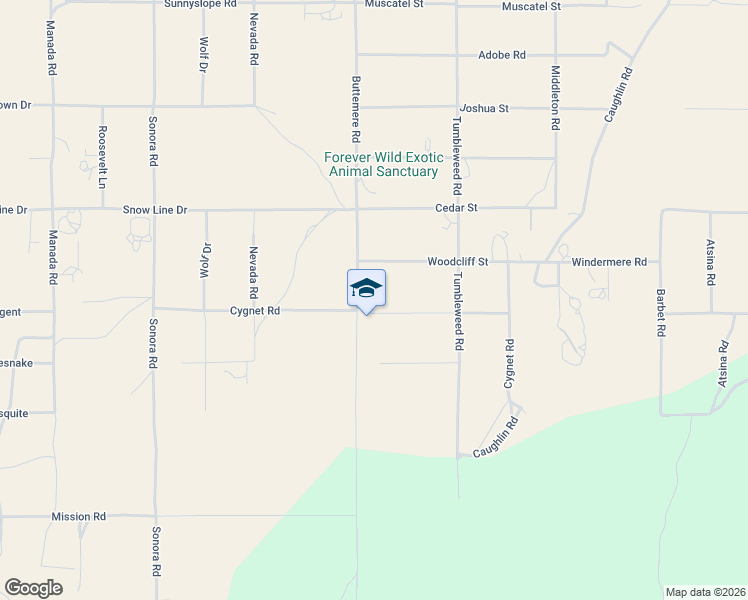 map of restaurants, bars, coffee shops, grocery stores, and more near 7332 Cygnet Road in Phelan
